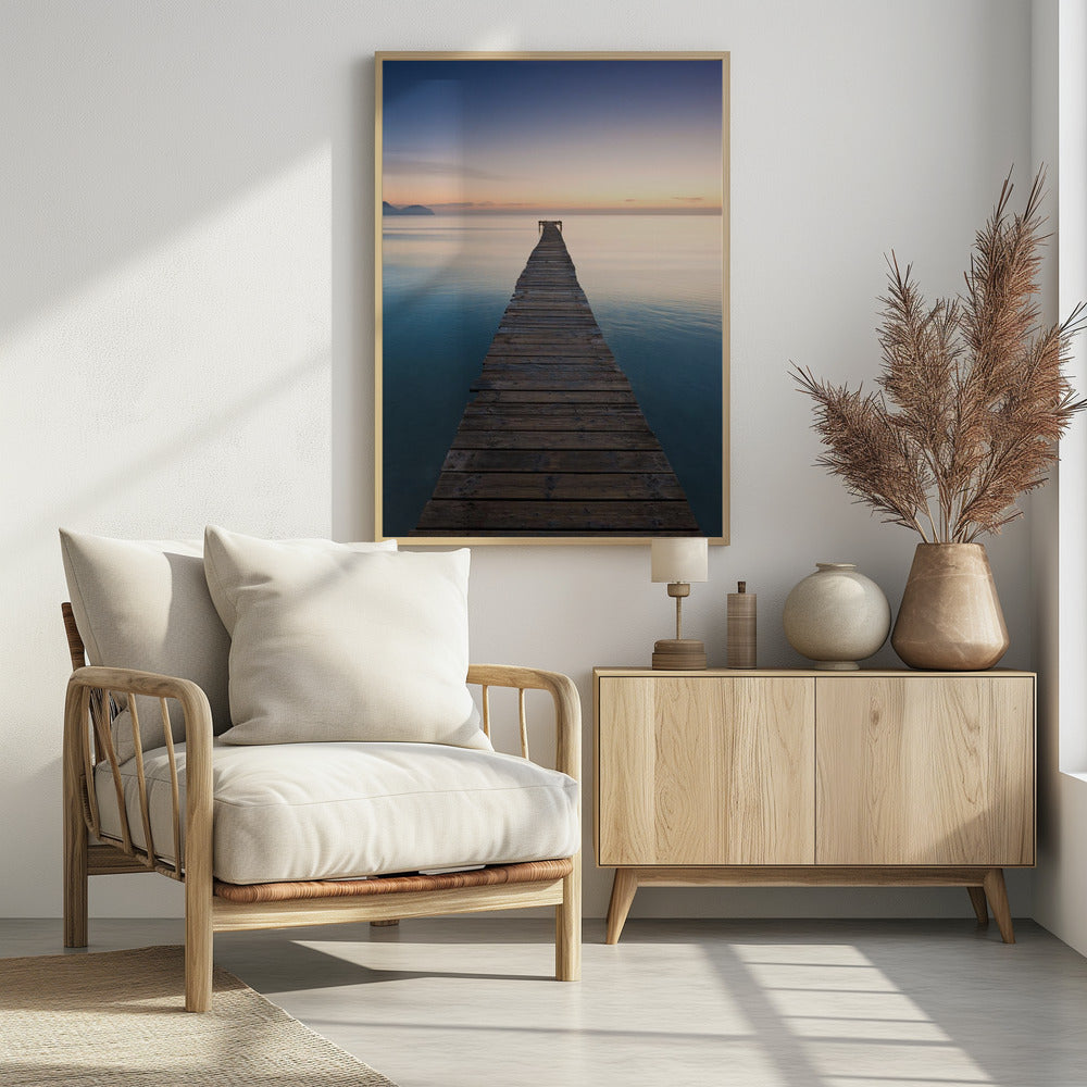 Blauer Steg | Poster