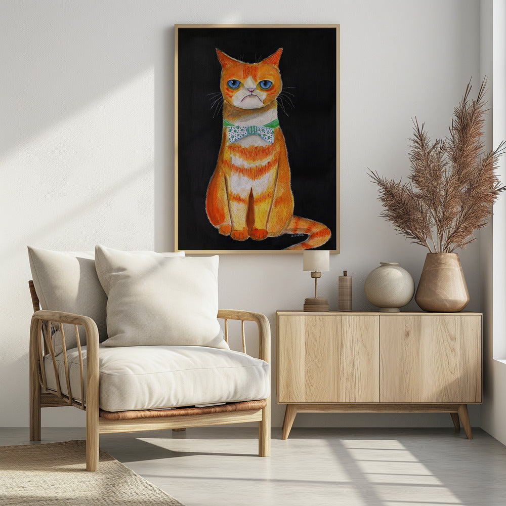 Traurige Katze | Poster