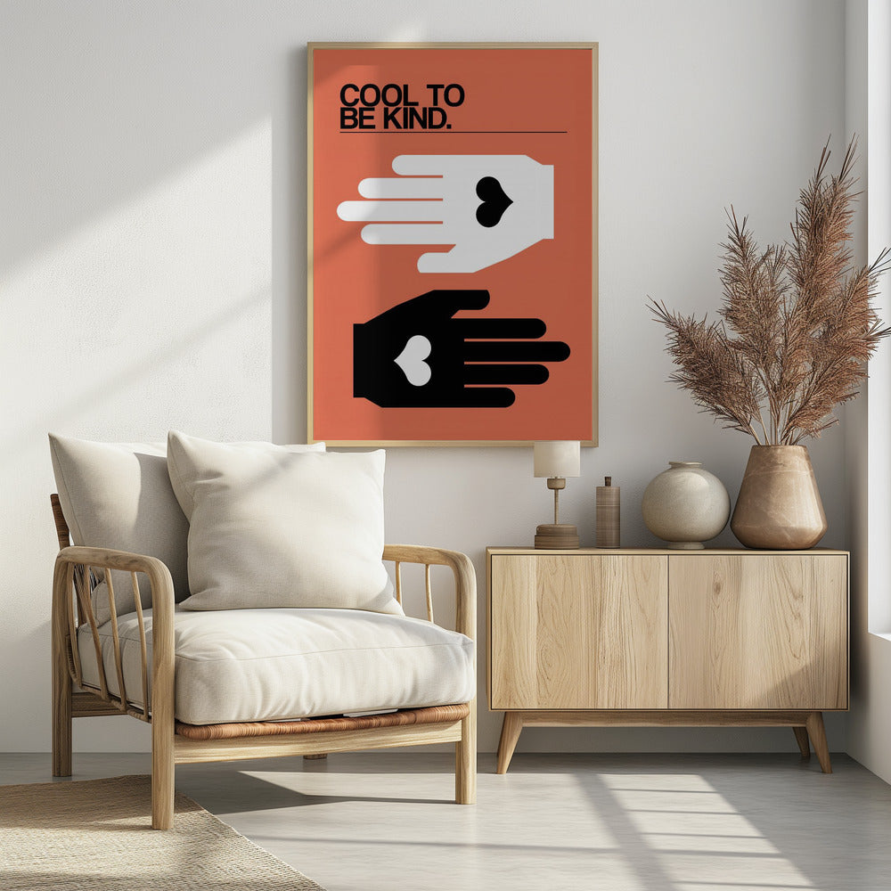 Cool To Be Kind Salmon | Poster
