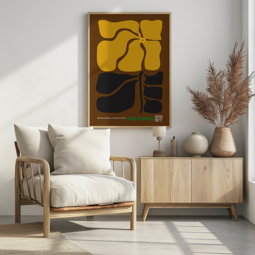 English Gardens Brown | Poster