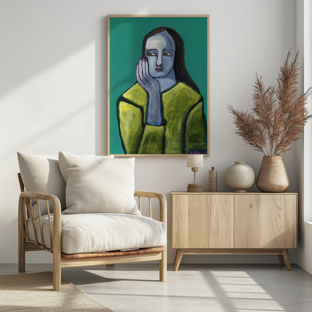 Woman with Big Hands | Poster