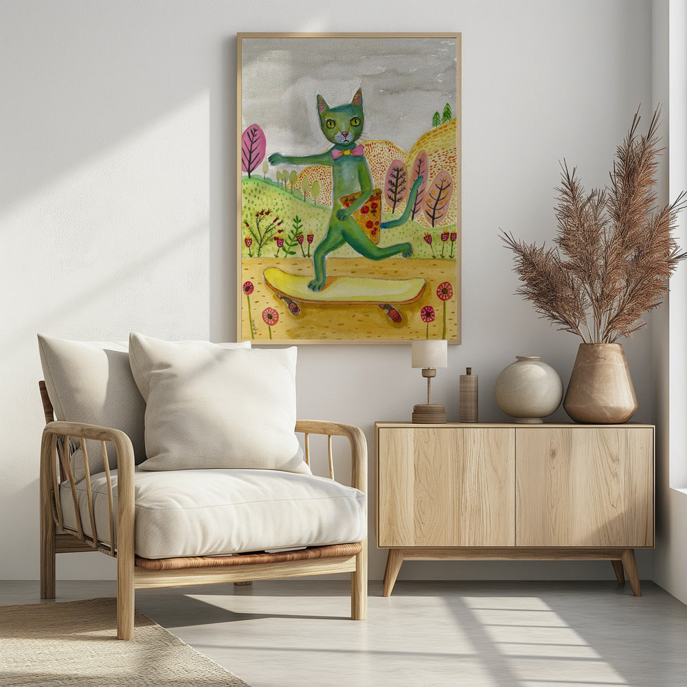 Pizza Cat | Poster