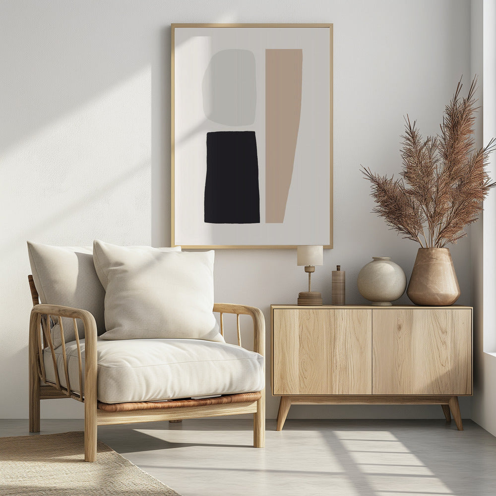 Drei geometrische Formen | Poster