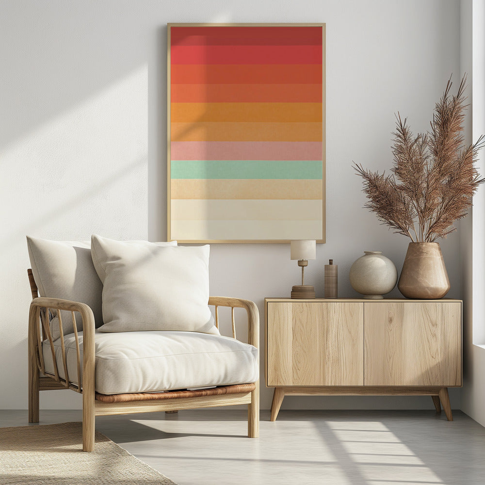 Rainbow Chevrons | Poster