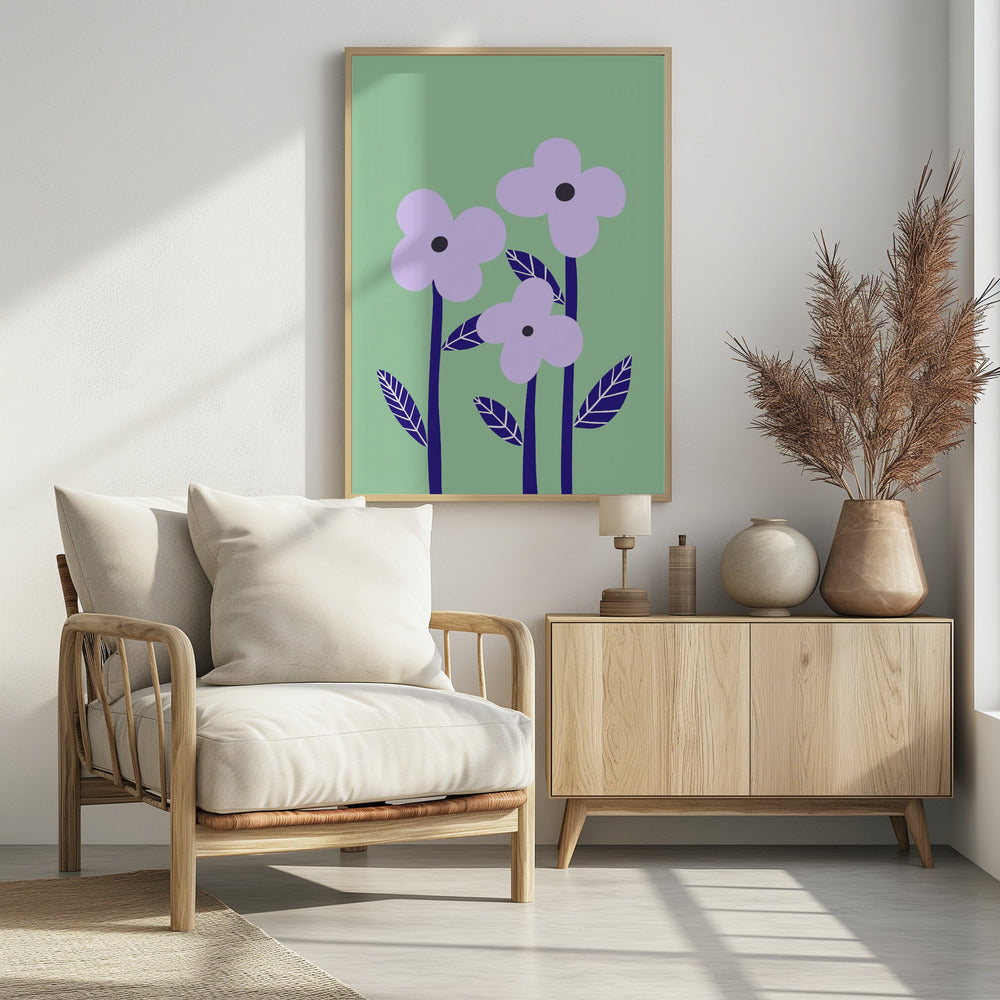 Violette Blüten | Poster
