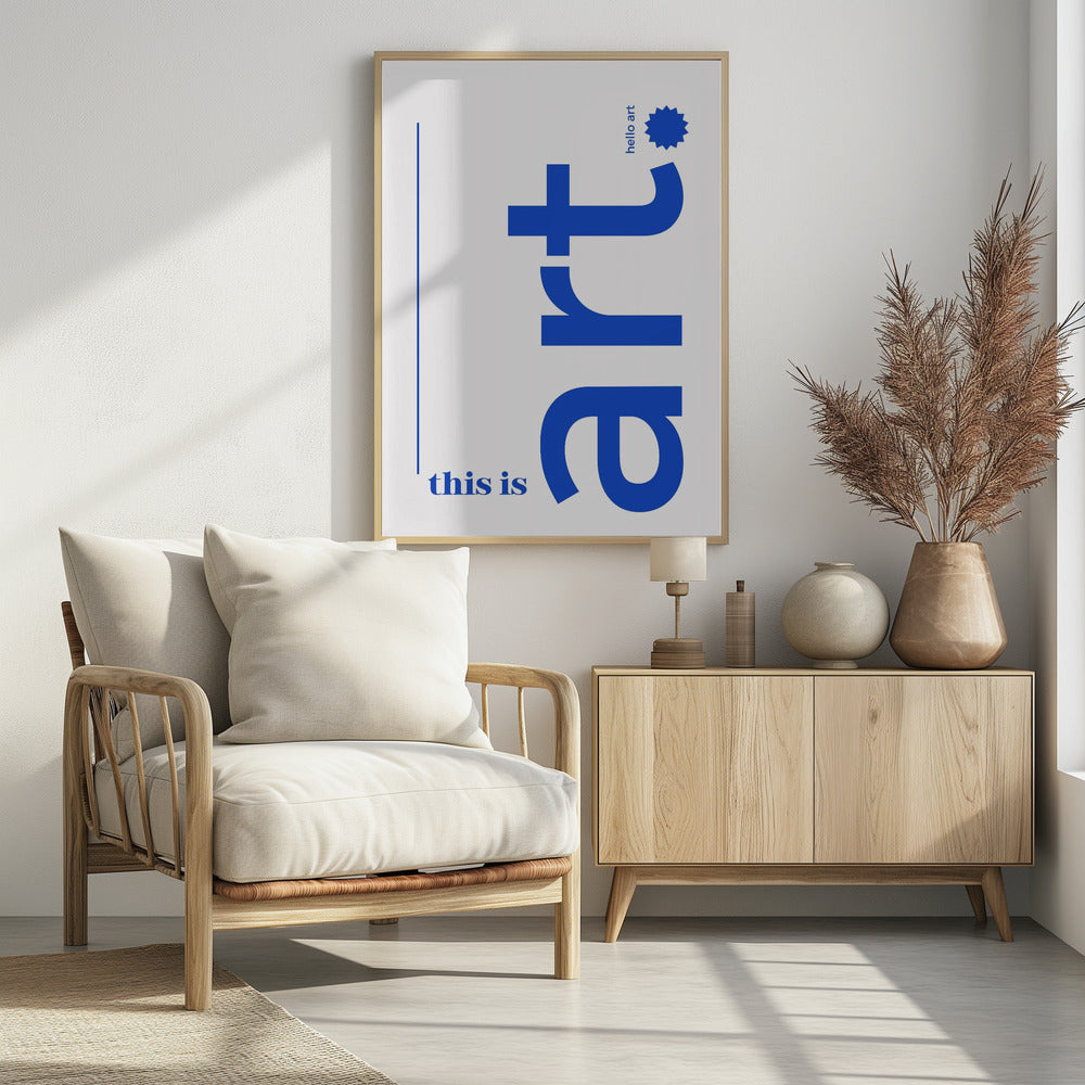 Hallo Fette Typografie | Poster