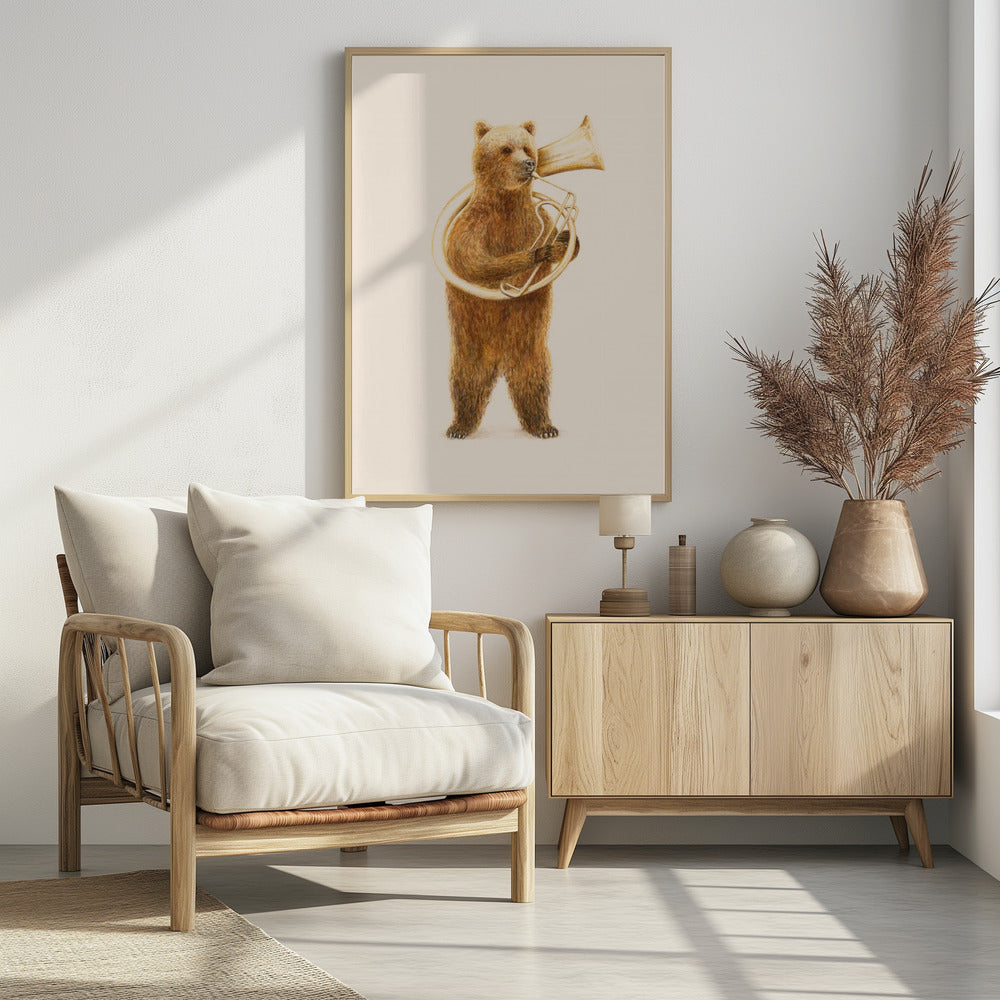 The Bear and His Helicon | Poster