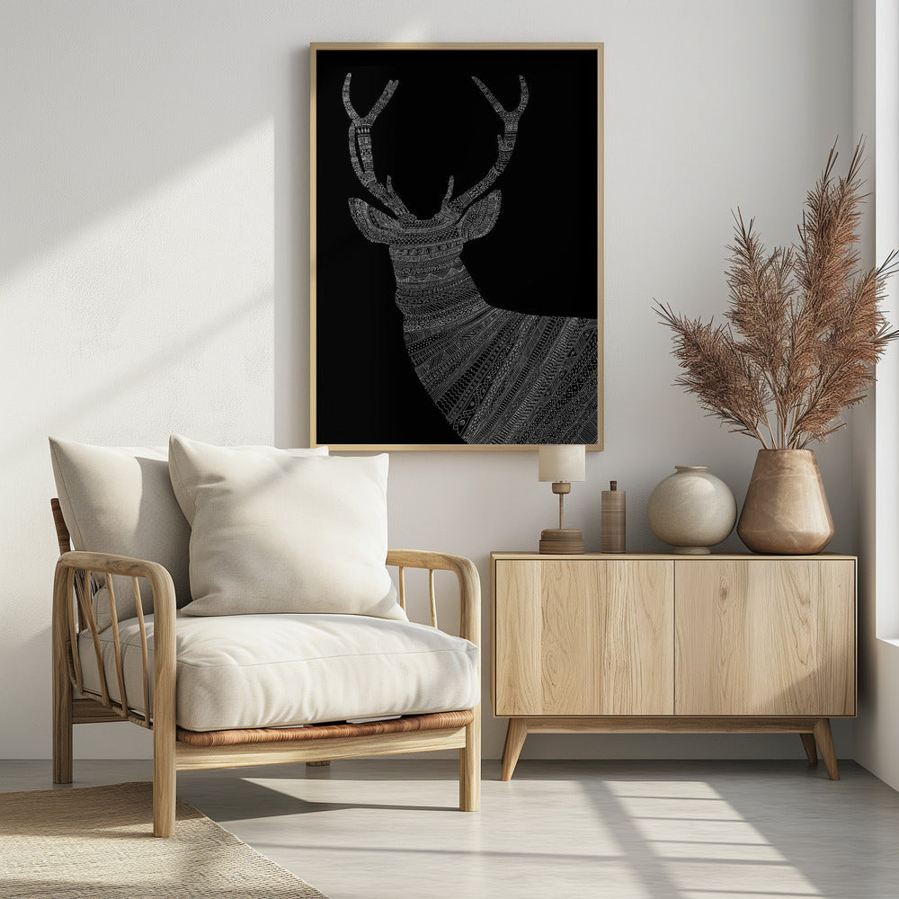 Stag Black | Poster