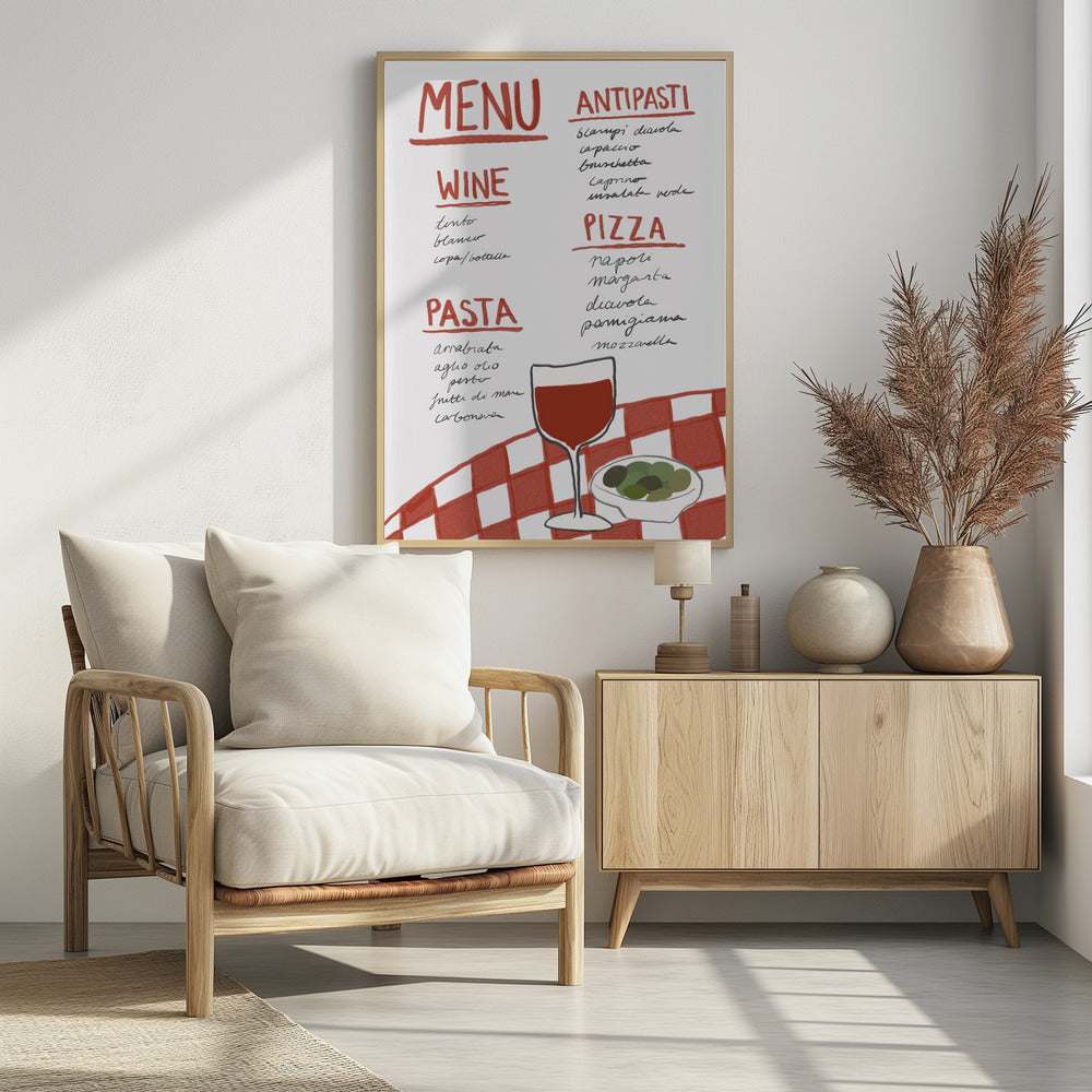 Italienische Küche Genuss | Poster