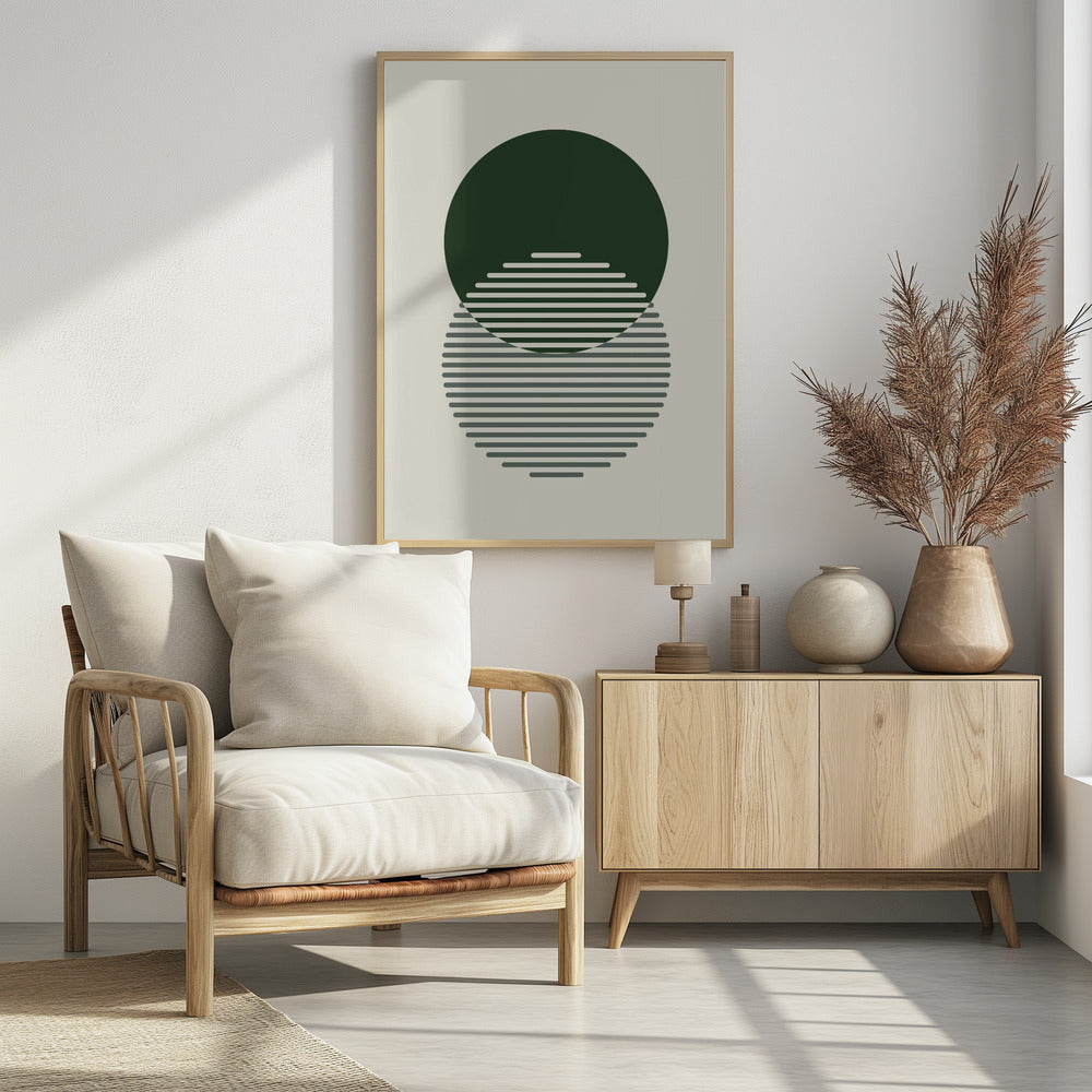 Minimale abstrakte Kreise II | Poster