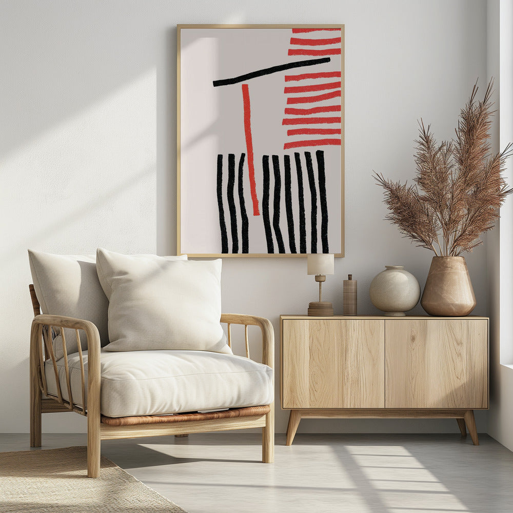 Minimale Linien #2 | Poster