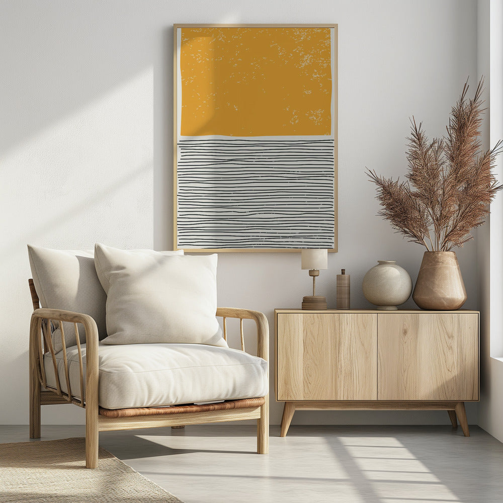 Minimales Gelb | Poster