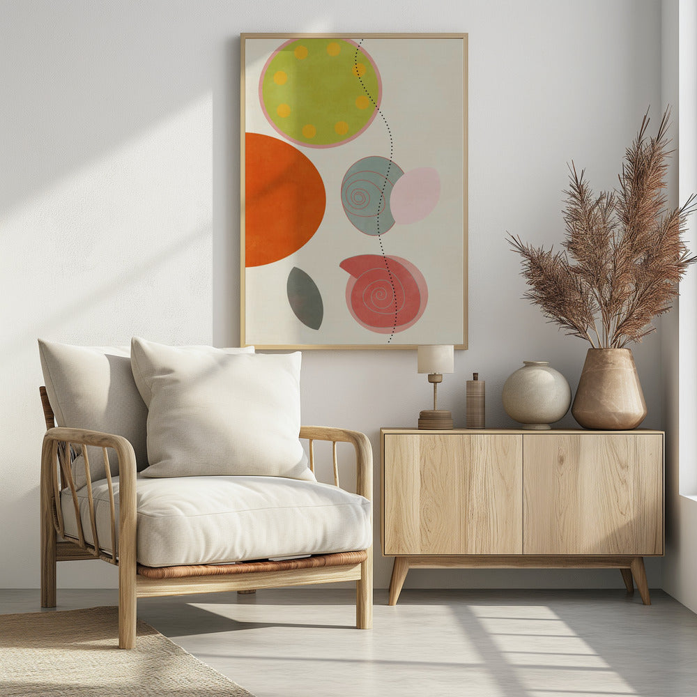Freundliche Farben Hilma 1 | Poster