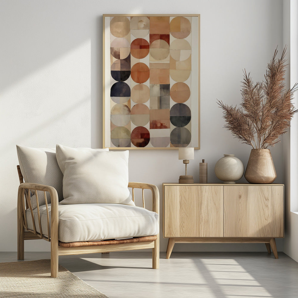 Erdiger geometrischer Fluss | Poster