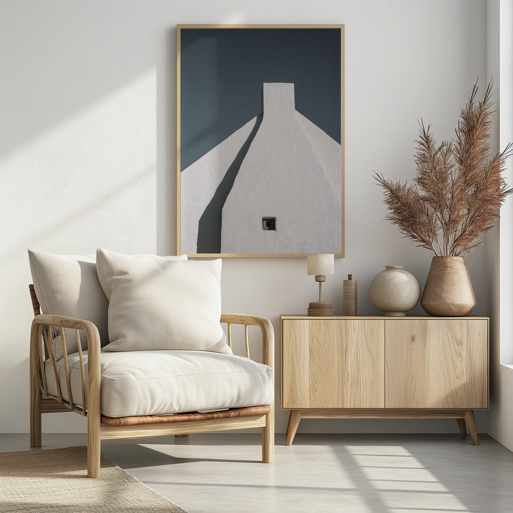 Weiße Geometrie | Poster