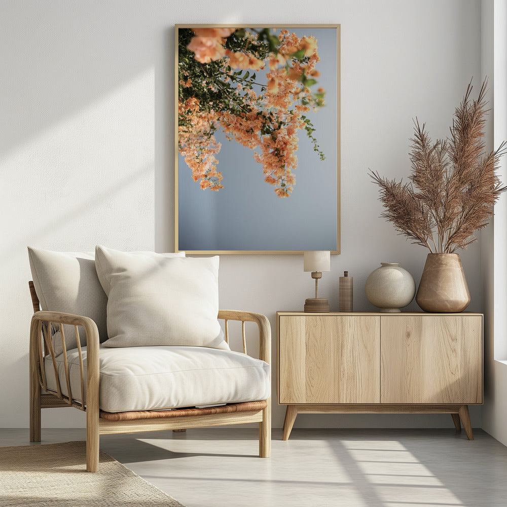Goldener Blütentanz | Poster