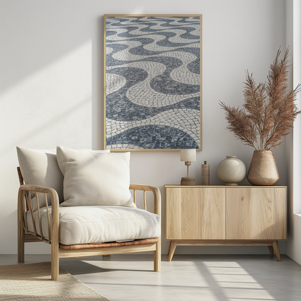 Wave Stone Pathway | Poster