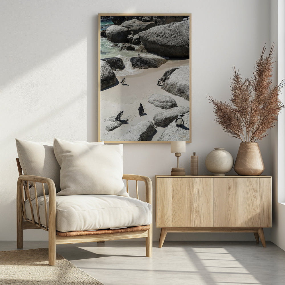 Pinguin-Strandspaziergang | Poster