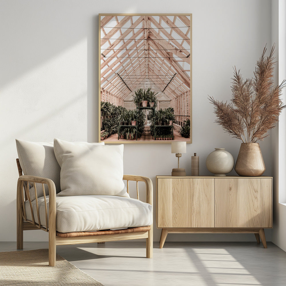 Serene Greenhouse | Poster