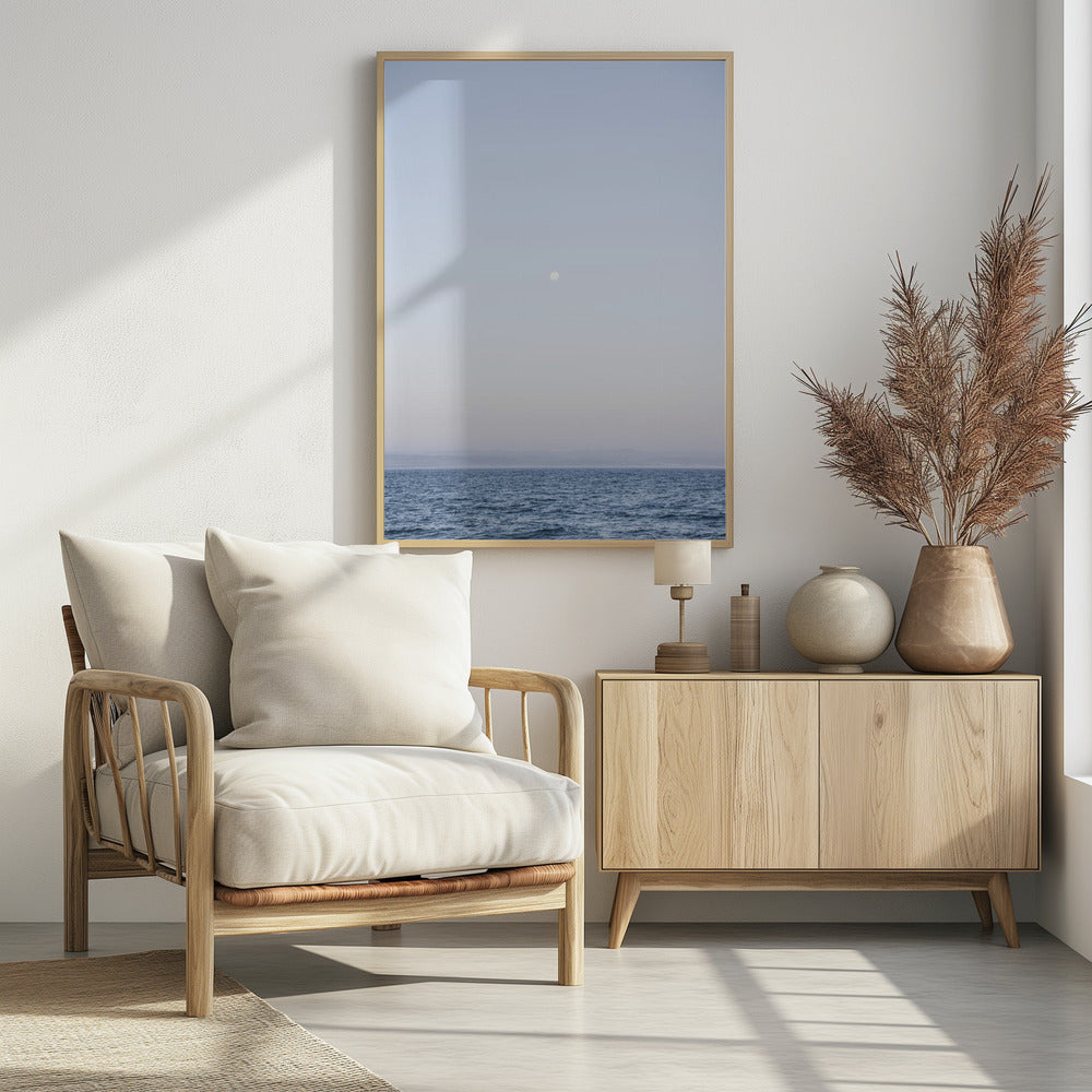 Mondbeschienener Horizont | Poster