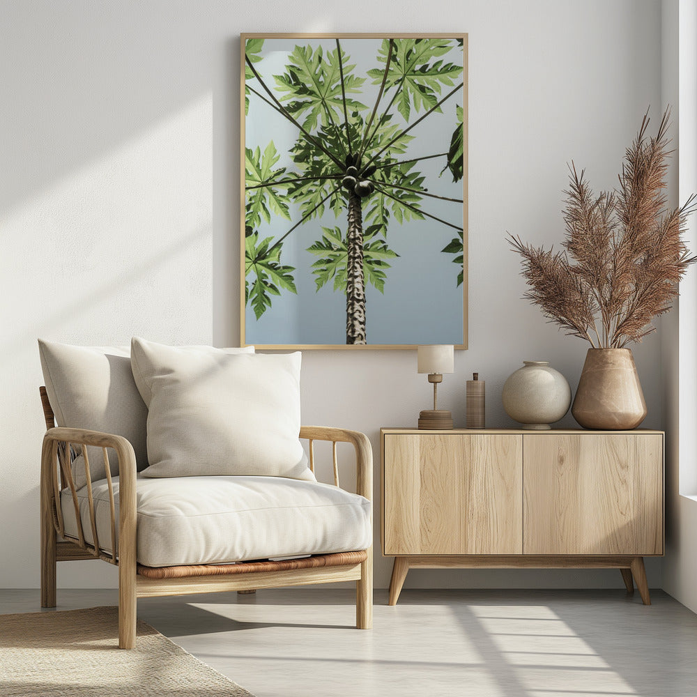 Skyward Papaya | Poster