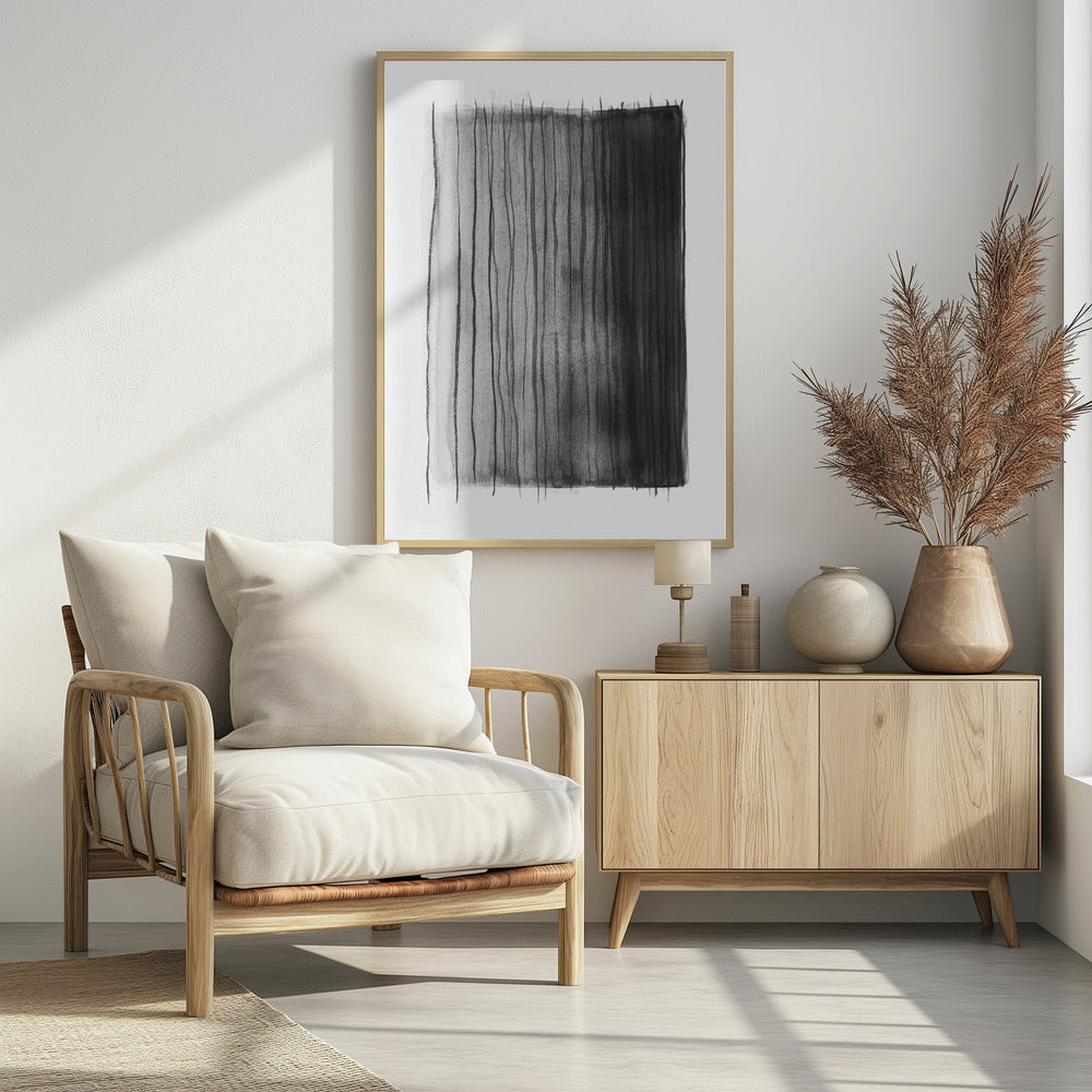 Monochrome Linien | Poster