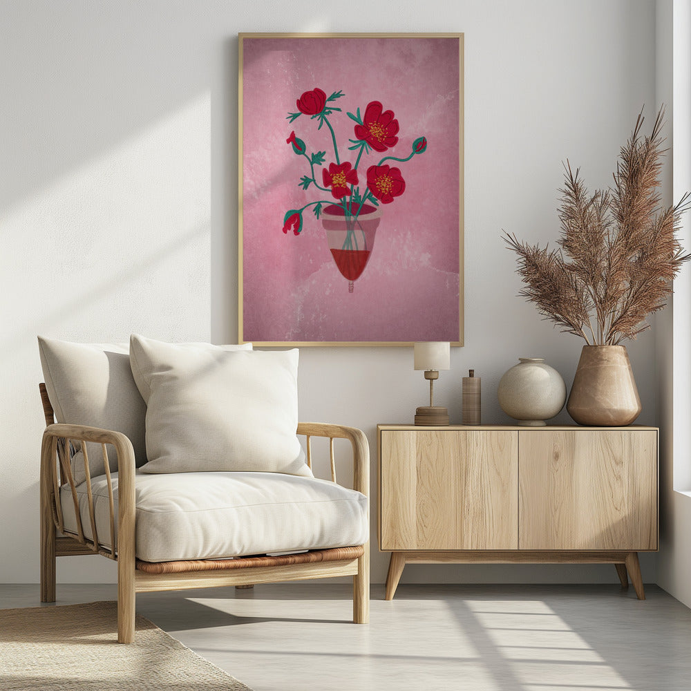 Cup of flowers | Poster