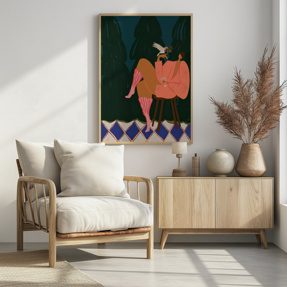 Ein kleines Vögelchen hat es mir erzählt | Poster