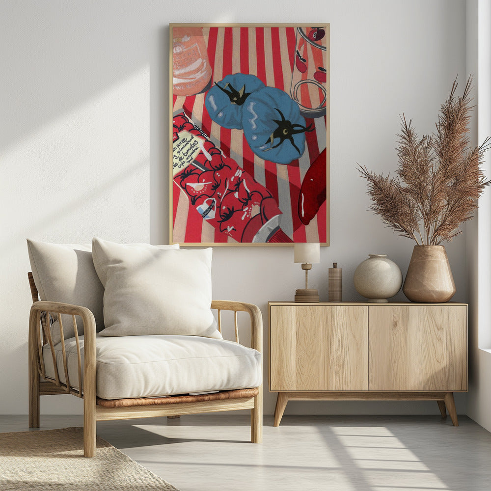 Blaue Tomaten | Poster