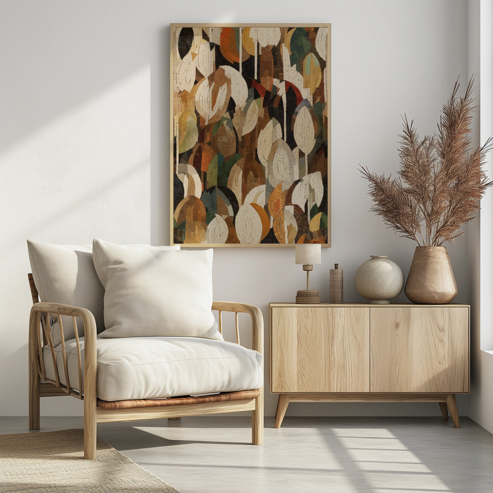 Mosaic Forest Vibrance | Poster