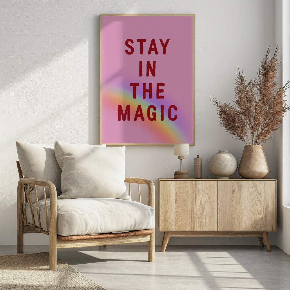 Bleib in der Magie | Poster