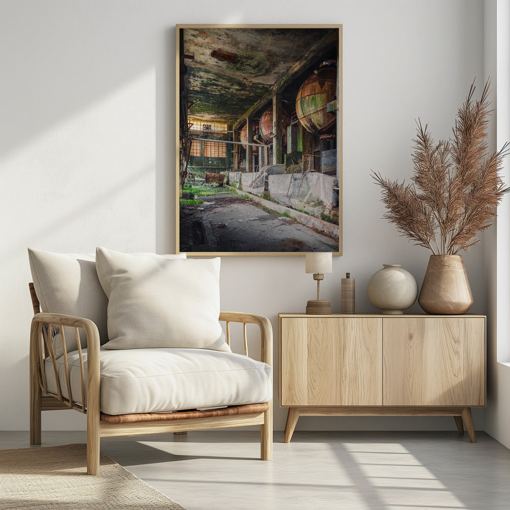 Rusty Industrial Balls | Poster