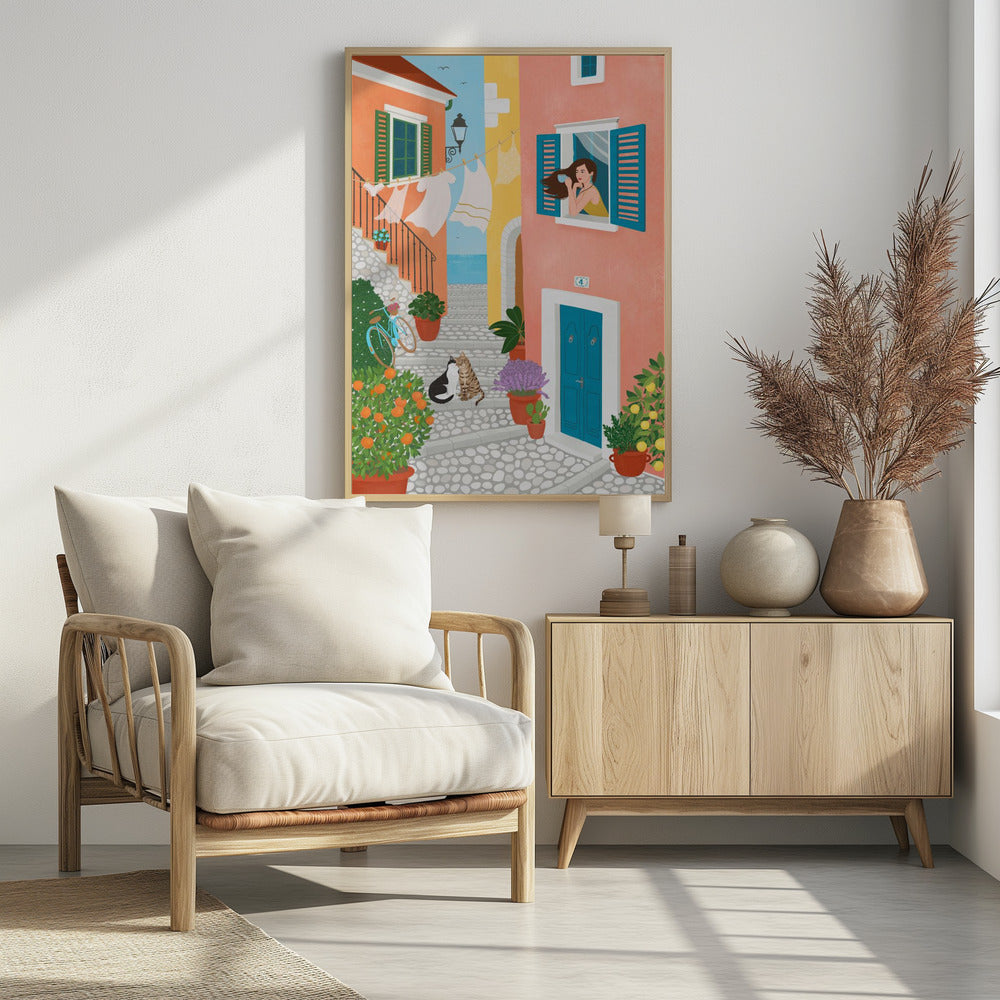 Sonntagmorgen in der Provence | Poster