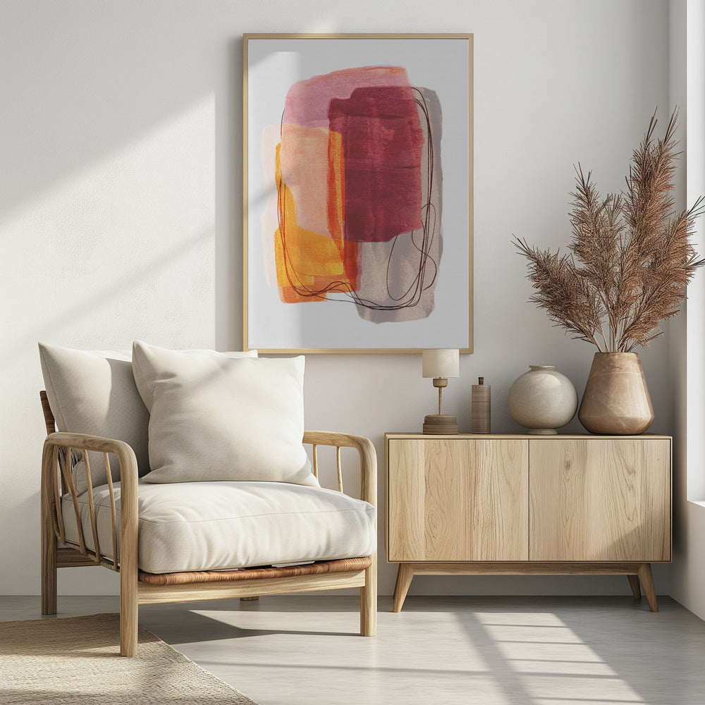 Abstrakte Pinselstriche 51 | Poster