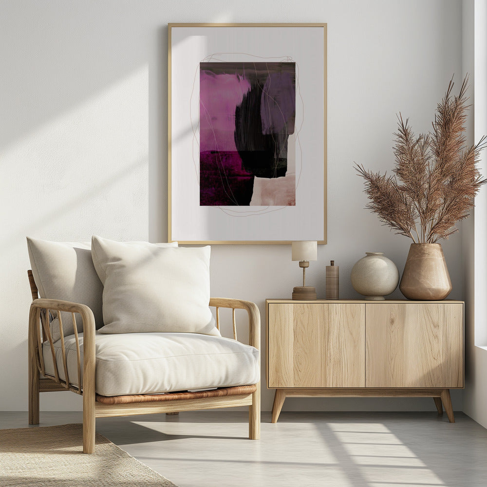 Abstrakte Pinselstriche 77 | Poster