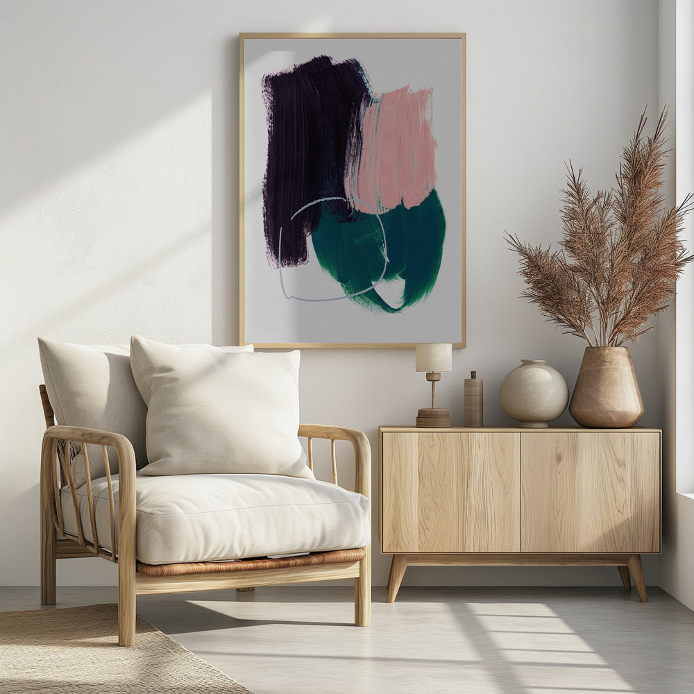 Abstrakte Pinselstriche 10 | Poster