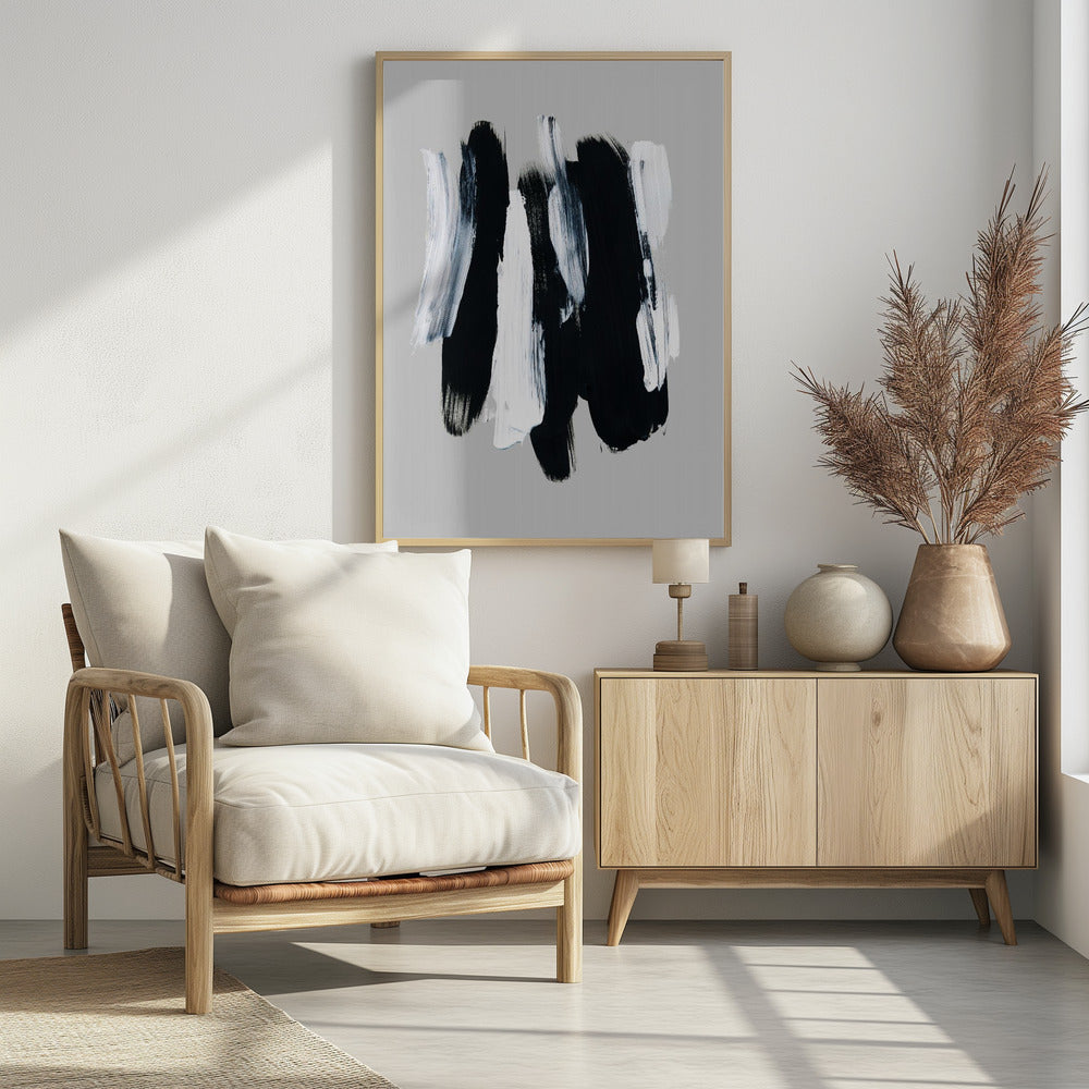 Abstrakte Pinselstriche 12 300dpi | Poster