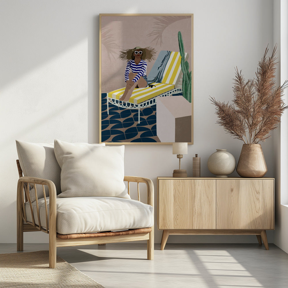 Sonnenbeschienener Rückzugsort | Poster