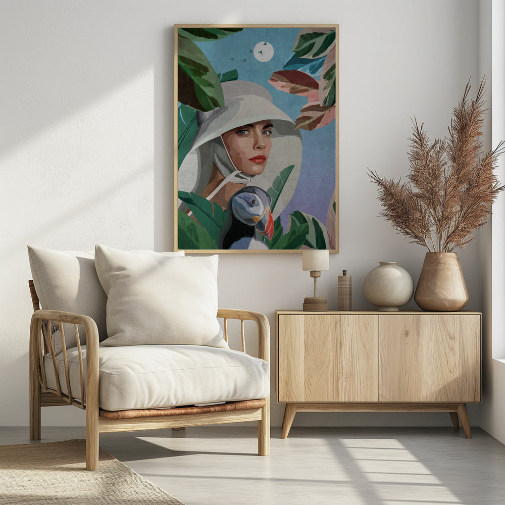 Papageientaucher-Traumlandschaft | Poster