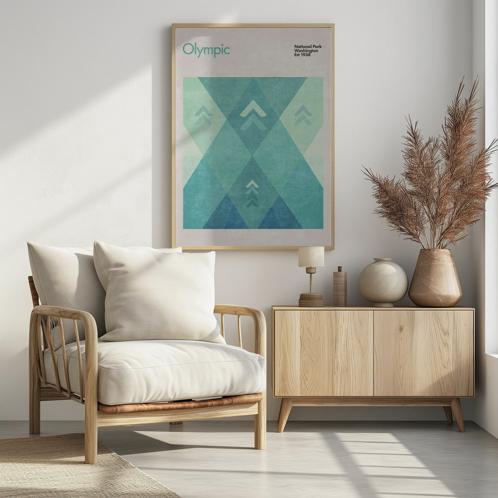 Geometrische Gipfel | Poster