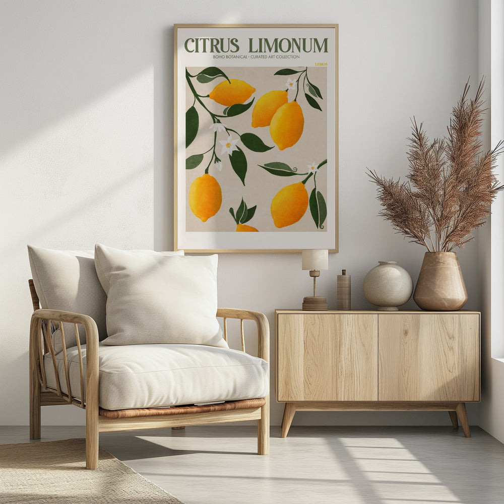 Golden Citrus Delight | Poster