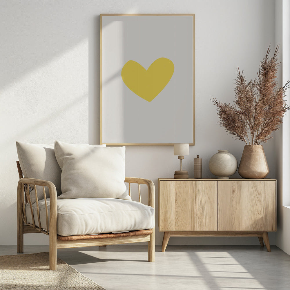 Herz Gelb | Poster