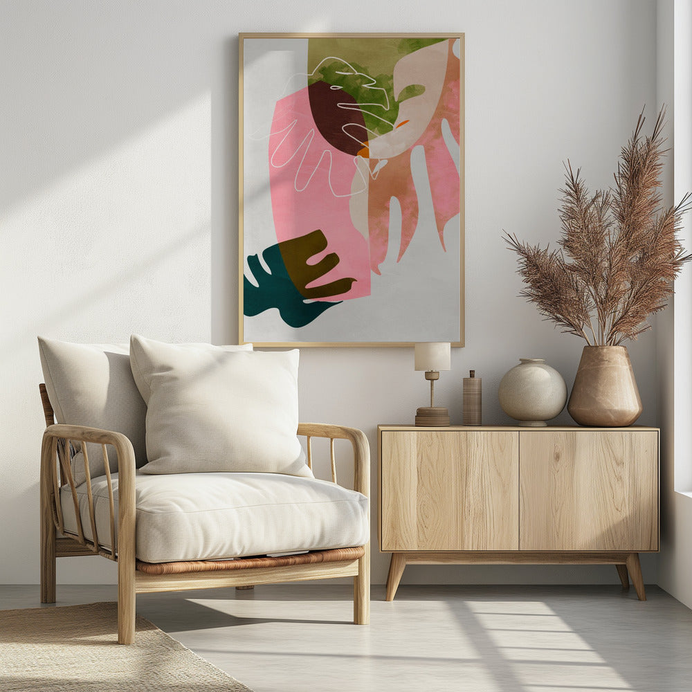 Blätter ausgeschnitten | Poster