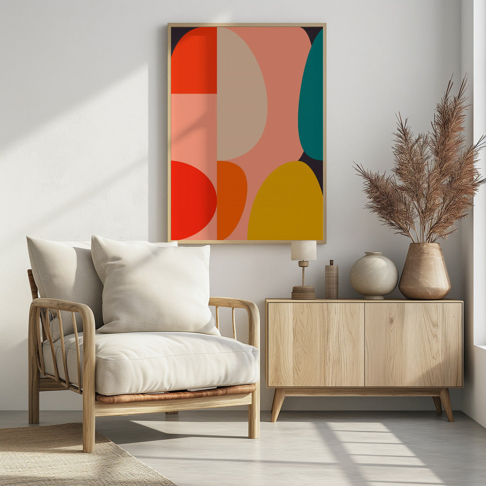 Mid Century Pastell 14 | Poster