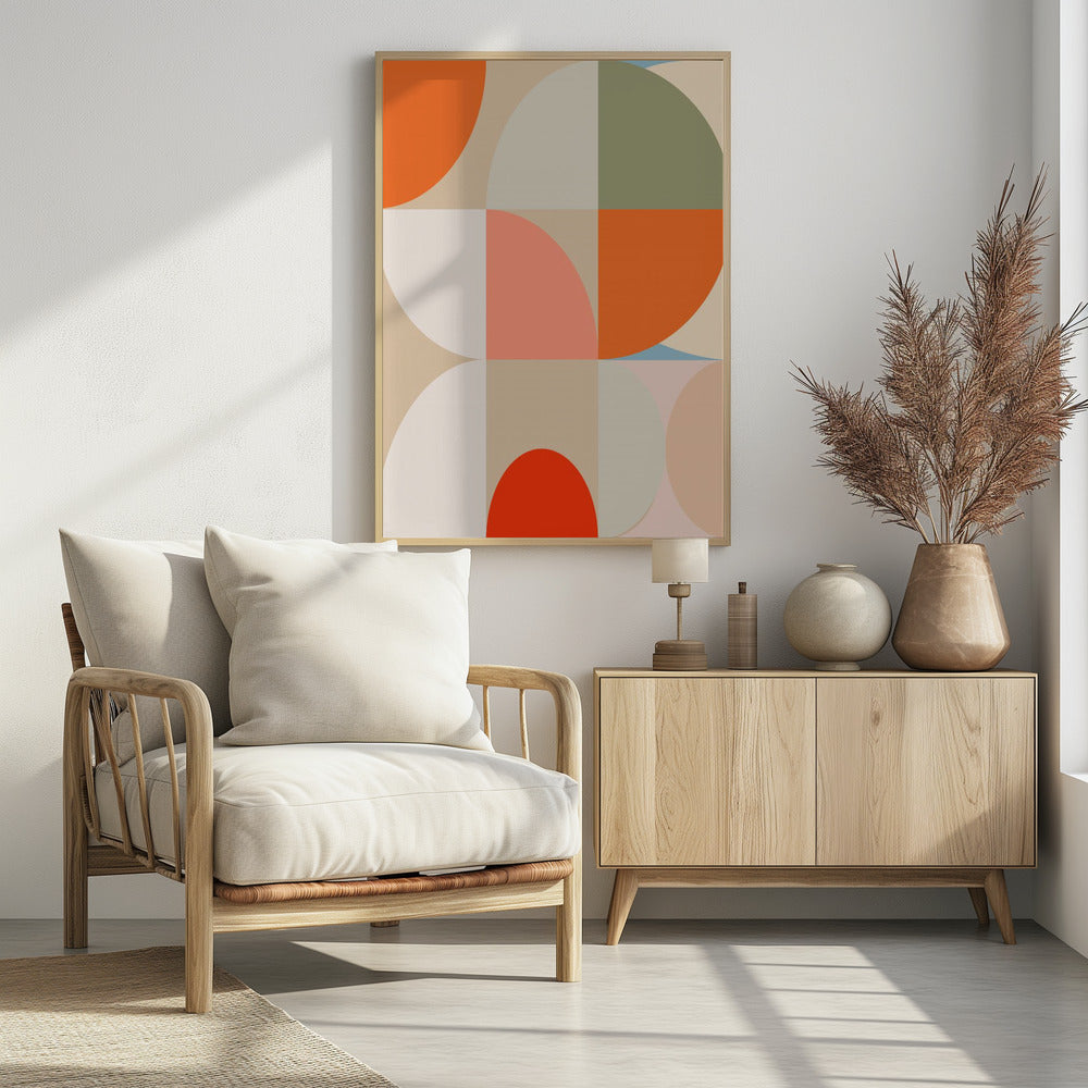 Mid Century Pastell 12 | Poster
