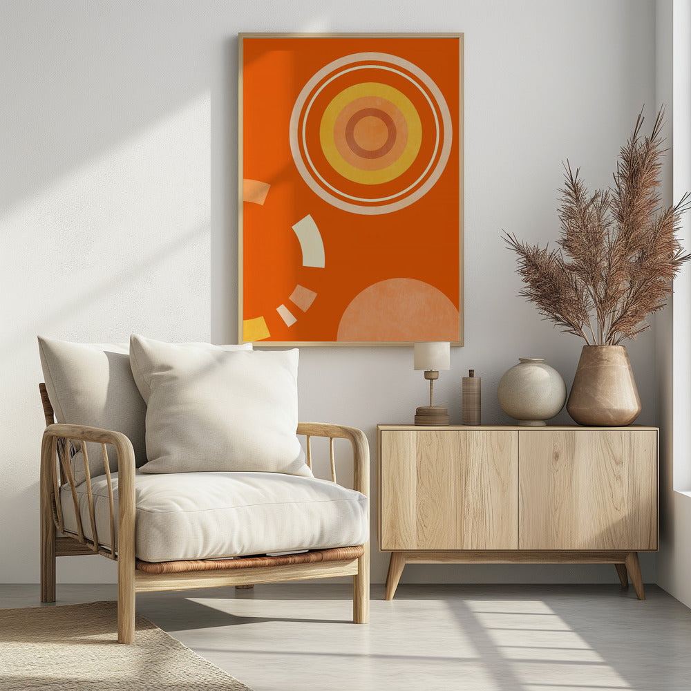 Frühlingsmitte Rhapsodie Orange 4 | Poster