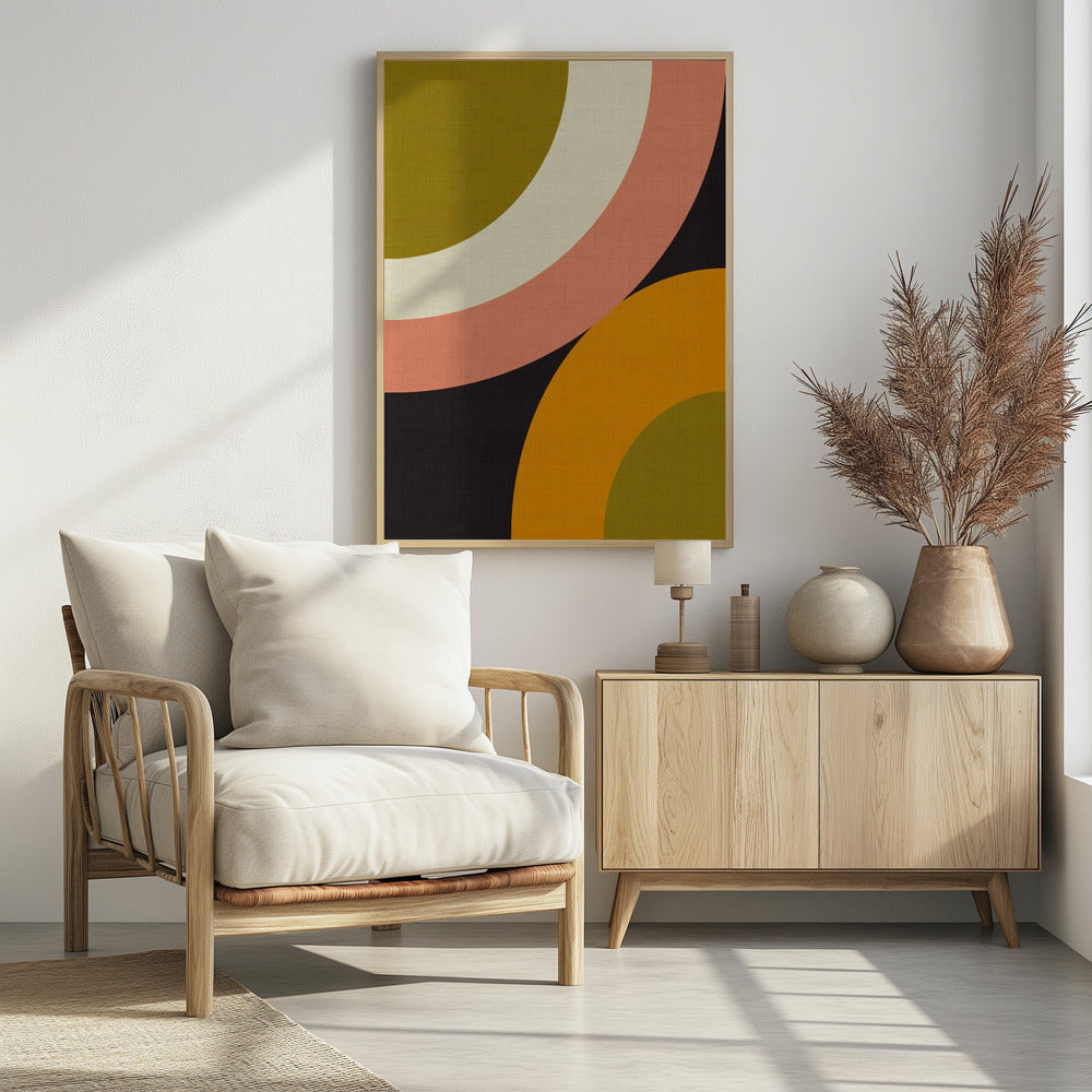 Geo Shapes Herbst 21 Abgerundet | Poster
