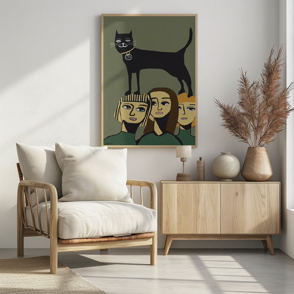 Schwarze Katze Regeln | Poster