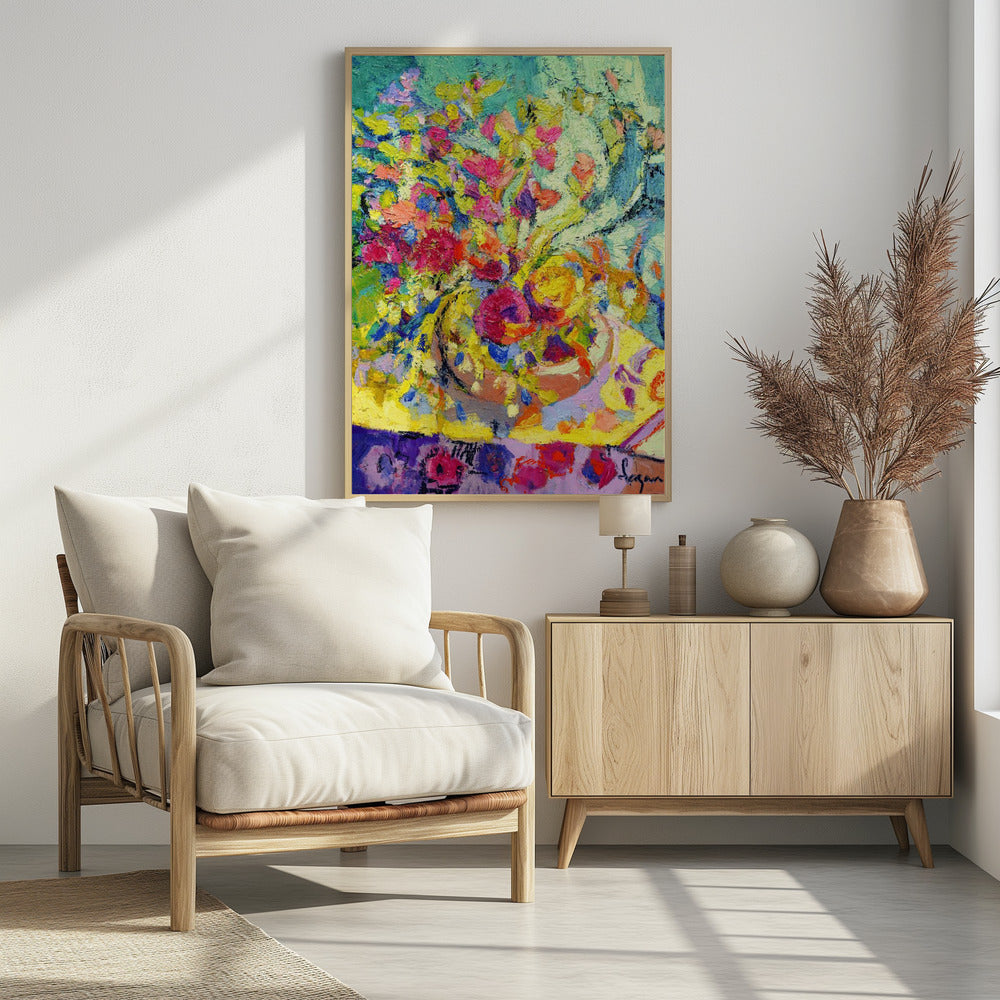 Strahlende florale Harmonie | Poster