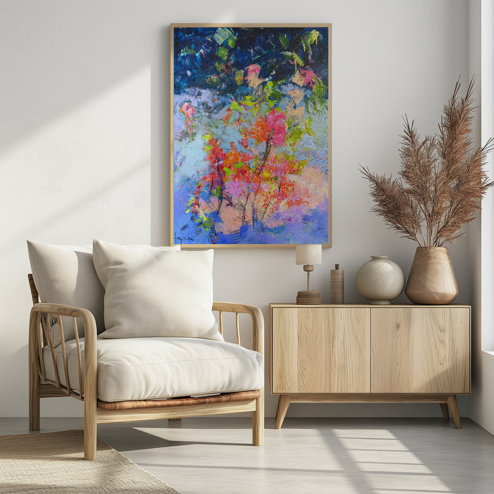 Naturinspiriertes Abstraktes Poster